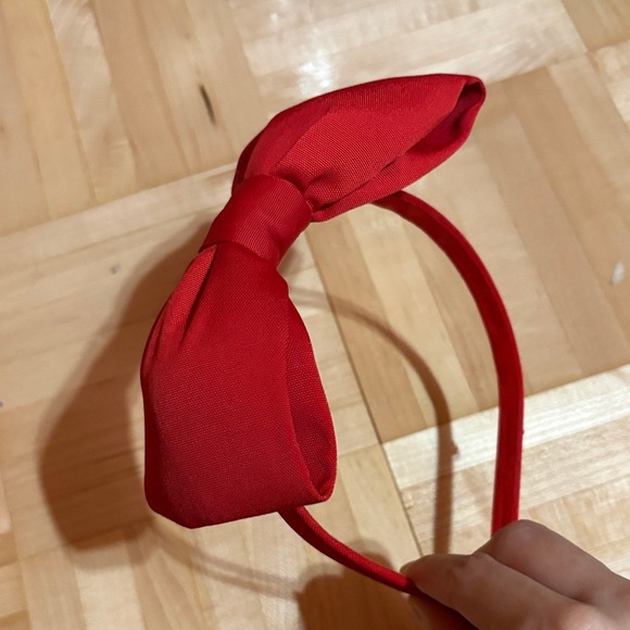 kate spade Accessories - Red Bow headband from Kate Spade